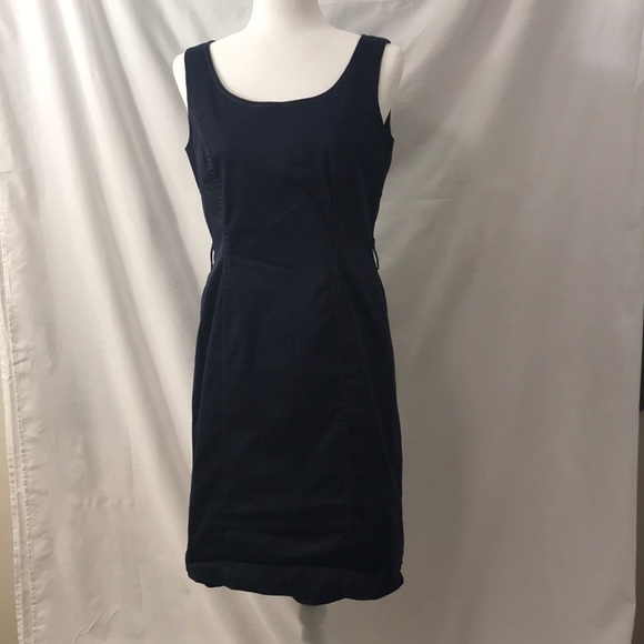 Preston & York Dresses Preston York Navy Sheath Classic Midi Dress